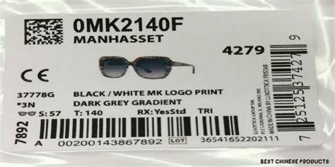 are michael kors sunglasses made in china